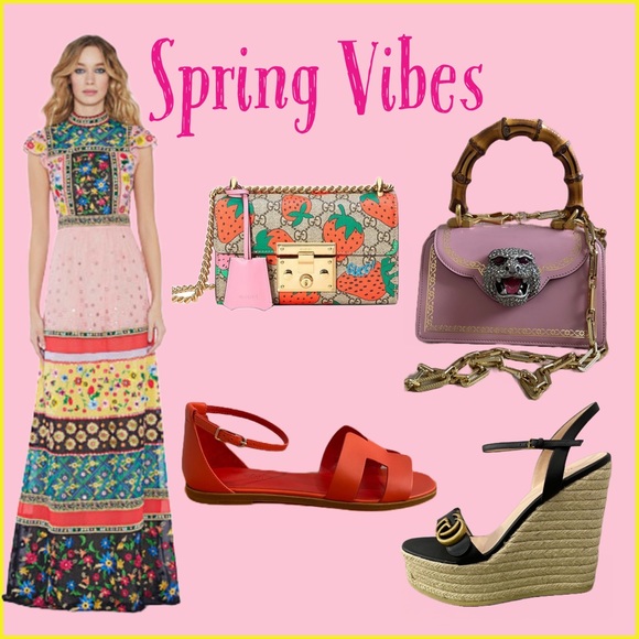 Gucci Gold GG Supreme Small Padlock Bag - Picture 5 of 5